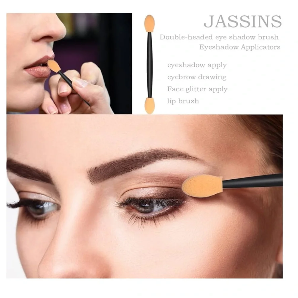 300pcs Disposable Makeup Tool Kit,Brow brush/Mascara brush/Lip Applicators